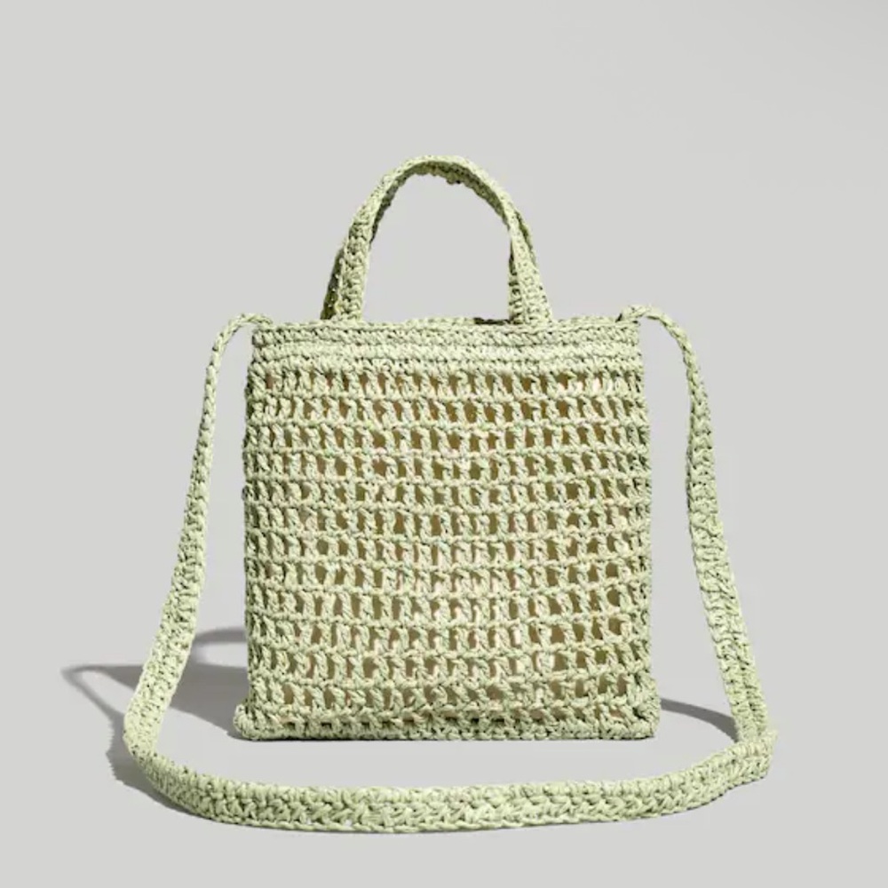 Madewell The Small Transport Crossbody: Straw Edition